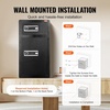 image:imageVEVOR Double Doors 55 cuft Safe Box with Key Lock amp Password Safe Lock Box with Fireproof Bag Key Rack LED Light 2 Height Adjustable and Removable Divider and 1 Cabinet for MoneyDocumentsBlackDouble Door without Fingerprint