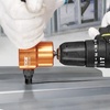 image:imageVEVOR Double Head Sheet Metal Nibbler Cutter 360 Degree Metal Nibbler Drill Attachment with Extra Punch and Die Cutting Hole Accessory and Step Drill Bit for Straight Curve and Circle CuttingDouble Head Sheet Metal Nibbler Cutter