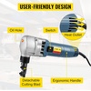 image:imageVEVOR Double Head Sheet Metal Nibbler Cutter 360 Degree Metal Nibbler Drill Attachment with Extra Punch and Die Cutting Hole Accessory and Step Drill Bit for Straight Curve and Circle Cutting380W007in18mm