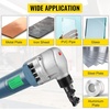 image:imageVEVOR Double Head Sheet Metal Nibbler Cutter 360 Degree Metal Nibbler Drill Attachment with Extra Punch and Die Cutting Hole Accessory and Step Drill Bit for Straight Curve and Circle Cutting380W007in18mm