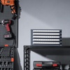 image:imageVEVOR Drill Bit Dispenser Cabinet ThreeDrawer Drill Bit Dispenser Drill Bit Organizer Cabinet Drill Dispenser Organizer Cabinet for Jobber Length Fractional Size 116 to 12 in 164 Increments256 to 1228