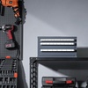 image:imageVEVOR Drill Bit Dispenser Cabinet ThreeDrawer Drill Bit Dispenser Drill Bit Organizer Cabinet Drill Dispenser Organizer Cabinet for Jobber Length Fractional Size 116 to 12 in 164 IncrementsA to Z