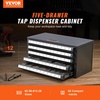 image:imageVEVOR Drill Bit Dispenser Cabinet ThreeDrawer Drill Bit Dispenser Drill Bit Organizer Cabinet Drill Dispenser Organizer Cabinet for Jobber Length Fractional Size 116 to 12 in 164 Increments256 to 1228