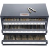 image:imageVEVOR Drill Bit Dispenser Cabinet ThreeDrawer Drill Bit Dispenser Drill Bit Organizer Cabinet Drill Dispenser Organizer Cabinet for Jobber Length Fractional Size 116 to 12 in 164 Increments325 to 1