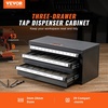 image:imageVEVOR Drill Bit Dispenser Cabinet ThreeDrawer Drill Bit Dispenser Drill Bit Organizer Cabinet Drill Dispenser Organizer Cabinet for Jobber Length Fractional Size 116 to 12 in 164 Increments325 to 1
