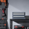 image:imageVEVOR Drill Bit Dispenser Cabinet ThreeDrawer Drill Bit Dispenser Drill Bit Organizer Cabinet Drill Dispenser Organizer Cabinet for Jobber Length Fractional Size 116 to 12 in 164 Increments116 to 12
