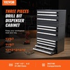 image:imageVEVOR Drill Bit Dispenser Cabinet ThreeDrawer Drill Bit Dispenser Drill Bit Organizer Cabinet Drill Dispenser Organizer Cabinet for Jobber Length Fractional Size 116 to 12 in 164 Increments3PCS