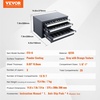 image:imageVEVOR Drill Bit Dispenser Cabinet ThreeDrawer Drill Bit Dispenser Drill Bit Organizer Cabinet Drill Dispenser Organizer Cabinet for Jobber Length Fractional Size 116 to 12 in 164 Increments18 1