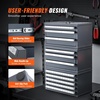 image:imageVEVOR Drill Bit Dispenser Cabinet ThreeDrawer Drill Bit Dispenser Drill Bit Organizer Cabinet Drill Dispenser Organizer Cabinet for Jobber Length Fractional Size 116 to 12 in 164 Increments3PCS