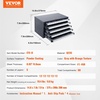 image:imageVEVOR Drill Bit Dispenser Cabinet ThreeDrawer Drill Bit Dispenser Drill Bit Organizer Cabinet Drill Dispenser Organizer Cabinet for Jobber Length Fractional Size 116 to 12 in 164 Increments1  60