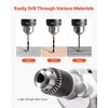 image:imageVEVOR Drill Mixer 58 inch Corded Electric Drill Mixer Set 0750RPM 563A Mixing Drills Mixing Drills Machine with DHandle for Drilling amp Blending Handheld Cement Mixers for Fodder Paint Cement58inch  1200W