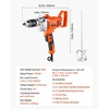 image:imageVEVOR Drill Mixer 58 inch Corded Electric Drill Mixer Set 0750RPM 563A Mixing Drills Mixing Drills Machine with DHandle for Drilling amp Blending Handheld Cement Mixers for Fodder Paint Cement58inch  1100W