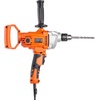 image:imageVEVOR Drill Mixer 58 inch Corded Electric Drill Mixer Set 0750RPM 563A Mixing Drills Mixing Drills Machine with DHandle for Drilling amp Blending Handheld Cement Mixers for Fodder Paint Cement12inch  1100W