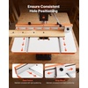 image:imageVEVOR Drill Press Table 2363 x 1173 in Worktable with an Adjustable Fence and Stop Block Highly Compatible TSlots MDF Tabletop BuiltIn Scale Support Multiple Clamps Vises for Drill Presses
