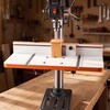 image:imageVEVOR Drill Press Table 2363 x 1173 in Worktable with an Adjustable Fence and Stop Block Highly Compatible TSlots MDF Tabletop BuiltIn Scale Support Multiple Clamps Vises for Drill Presses