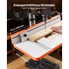 image:imageVEVOR Drill Press Table 2363 x 1173 in Worktable with an Adjustable Fence and Stop Block Highly Compatible TSlots MDF Tabletop BuiltIn Scale Support Multiple Clamps Vises for Drill Presses