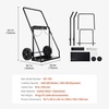 image:imageVEVOR Dual Welding Cylinder Cart Oxygen Acetylene Tank Cart with 440LBS Static Weight Capacity 10Inch Solid Wheels and Tank Storage Safety Chains Suitable for Double 125Inch Dia Gas Cylinders1 Levels