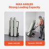 image:imageVEVOR Dual Welding Cylinder Cart Oxygen Acetylene Tank Cart with 440LBS Static Weight Capacity 10Inch Solid Wheels and Tank Storage Safety Chains Suitable for Double 125Inch Dia Gas Cylinders1 Levels