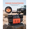 image:imageVEVOR DualCylinder Heavy Duty Air Compressor 106CFM Portable Tire Inflator 12V 150PSI Offroad Air Pump with Digital Pressure Gauge amp Adapters for Truck Car SUV 4 x 4 Vehicle RV106 CFM AutoStop