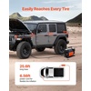 image:imageVEVOR DualCylinder Heavy Duty Air Compressor 106CFM Portable Tire Inflator 12V 150PSI Offroad Air Pump with Digital Pressure Gauge amp Adapters for Truck Car SUV 4 x 4 Vehicle RV106 CFM DualCylinder