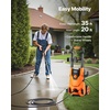 image:imageVEVOR Electric Pressure Washer Max 4500 PSI and 32 GPM with Pressure Adjustment High Power Pressure Cleaning Machine with 4 Quick Connect Nozzles for CarsFencesDrivewaysPatiosHome Cleaning4200 PSI
