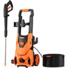 image:imageVEVOR Electric Pressure Washer Max 4500 PSI and 32 GPM with Pressure Adjustment High Power Pressure Cleaning Machine with 4 Quick Connect Nozzles for CarsFencesDrivewaysPatiosHome Cleaning4200 PSI