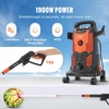 image:imageVEVOR Electric Pressure Washer Max 4500 PSI and 32 GPM with Pressure Adjustment High Power Pressure Cleaning Machine with 4 Quick Connect Nozzles for CarsFencesDrivewaysPatiosHome Cleaning2300PSI  19GPM