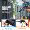 image:imageVEVOR Electric Pressure Washer Max 4500 PSI and 32 GPM with Pressure Adjustment High Power Pressure Cleaning Machine with 4 Quick Connect Nozzles for CarsFencesDrivewaysPatiosHome Cleaning2150PSI  18GPM