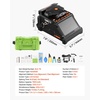 image:imageVEVOR Fiber Fusion Splicer 6 Motors Core amp Clad Alignment Fibers Optic Splicer with 6s Fast Splicing and 13s Heating 5 Touch Screen 3 in 1 Fiber Holder 7800mAh Battery for SM MM DS NZDS FibersLCD Screen