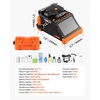 image:imageVEVOR Fiber Fusion Splicer 6 Motors Core amp Clad Alignment Fibers Optic Splicer with 6s Fast Splicing and 13s Heating 5 Touch Screen 3 in 1 Fiber Holder 7800mAh Battery for SM MM DS NZDS FibersTouch Screen