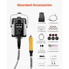image:imageVEVOR Flex Shaft Grinder 1000W 30000RPM Electric Flex Shaft Rotary Tool Carver Multifunctional Hanging Grinding Machine with 31PCS Accessories amp Foot Pedal for Carving Buffing Drilling Polishing1200W