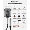 image:imageVEVOR Flex Shaft Grinder 1000W 30000RPM Electric Flex Shaft Rotary Tool Carver Multifunctional Hanging Grinding Machine with 31PCS Accessories amp Foot Pedal for Carving Buffing Drilling Polishing125W with 112PCS