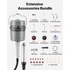 image:imageVEVOR Flex Shaft Grinder 1000W 30000RPM Electric Flex Shaft Rotary Tool Carver Multifunctional Hanging Grinding Machine with 31PCS Accessories amp Foot Pedal for Carving Buffing Drilling Polishing150W with 112PCS