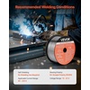 image:imageVEVOR Flux Core Welding Wire E71TGS 0035inch 10LBS Gasless Mild Steel MIG Welding Wire with Low Splatter for All Position Arc Welding and Outdoor UseE71TGS 003 inch 2lbs