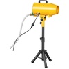 image:imageVEVOR Foam Machine Auto Oscillation Foam Cannon Party Machine Bubble Cannon with Fan 3Color LED Lights amp Triangular Structure Dense Foams Maker for Gatherings Backyard Celebrations amp Party140 x 114 x 311380 inch