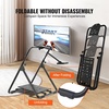 image:imageVEVOR Foldable Racing Steering Wheel Stand Height Adjustable Universal Base Compatible with Logitech amp Thrustmaster Racing Wheel and Pedal Heavyduty Frame Standard GTFormula Seating Portable2835 x 315 x 3268 in