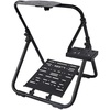 image:imageVEVOR Foldable Racing Steering Wheel Stand Height Adjustable Universal Base Compatible with Logitech amp Thrustmaster Racing Wheel and Pedal Heavyduty Frame Standard GTFormula Seating Portable2835 x 315 x 3268 in