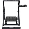 image:imageVEVOR Foldable Racing Steering Wheel Stand Height Adjustable Universal Base Compatible with Logitech amp Thrustmaster Racing Wheel and Pedal Heavyduty Frame Standard GTFormula Seating PortableSquare pipe
