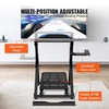 image:imageVEVOR Foldable Racing Steering Wheel Stand Height Adjustable Universal Base Compatible with Logitech amp Thrustmaster Racing Wheel and Pedal Heavyduty Frame Standard GTFormula Seating PortableSquare pipe