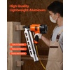 image:imageVEVOR Framing Nailer 80120PSI Air Nail Gun 2 to 312 21 Degree Full Round Head Pneumatic Framing Nailer with ToolLess Depth Adjustment amp Dual Trigger Modes Ideal for Framing Decking Flooring