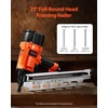 image:imageVEVOR Framing Nailer 80120PSI Air Nail Gun 2 to 312 21 Degree Full Round Head Pneumatic Framing Nailer with ToolLess Depth Adjustment amp Dual Trigger Modes Ideal for Framing Decking Flooring