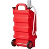 image:imageVEVOR Fuel Caddy 15 Gallon Fuel Tank Container with Gravity amp Hand Pump Modes Portable Fuel Tank with Wheels 10 ft Delivery Hose amp Manual Pump Gas Caddy for Motorboats ATVs Gasoline amp Diesel16 Gallon Electric