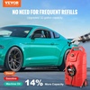image:imageVEVOR Fuel Caddy 32 Gallon Fuel Transfer Caddy Tank OnWheels with 12V DC Transfer Pump Gasoline Diesel Fuel Caddy with 82 ft Hose Flow Rate 7Lmin for Trucks Boats Lawn MowersElectric