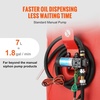 image:imageVEVOR Fuel Caddy 32 Gallon Fuel Transfer Caddy Tank OnWheels with 12V DC Transfer Pump Gasoline Diesel Fuel Caddy with 82 ft Hose Flow Rate 7Lmin for Trucks Boats Lawn MowersElectric