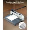 image:imageVEVOR Guillotine Sheet Metal Shear 12 in Manual Hand Plate Shear Heavy Duty Metal Plate Cutter Tool with Solid Steel Frame High Precision for Cutting PCB Boards Aluminum Steel Copper Plastic