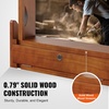 image:imageVEVOR Gun Rack Wood Gun Rack Wall Mount Gun Display Rack Holds 4 Rifles Shotguns 132 lb Heavy Duty Wall Storage Display Rifle Rack with Soft Padding