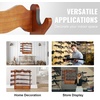 image:imageVEVOR Gun Rack Wood Gun Rack Wall Mount Gun Display Rack Holds 4 Rifles Shotguns 132 lb Heavy Duty Wall Storage Display Rifle Rack with Soft Padding
