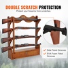 image:imageVEVOR Gun Rack Wood Gun Rack Wall Mount Gun Display Rack Holds 4 Rifles Shotguns 132 lb Heavy Duty Wall Storage Display Rifle Rack with Soft Padding