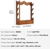 image:imageVEVOR Gun Rack Wood Gun Rack Wall Mount Gun Display Rack Holds 4 Rifles Shotguns 132 lb Heavy Duty Wall Storage Display Rifle Rack with Soft Padding