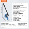image:imageVEVOR Hand Plate Shear 8 Manual Metal Cutter Cutting Thickness14 Inch Thick Max Metal Steel Frame Snip Machine Benchtop 716 Inch Rod for Shear Carbon Steel Plates and Bars  Blue8inch
